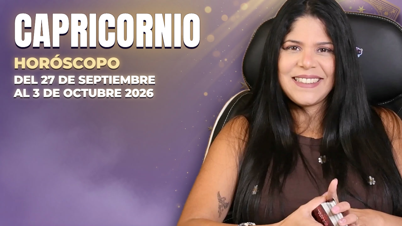 Horóscopo semanal de Capricornio — 27 de septiembre al 3 de octubre 2026 — El Tarot de Karle